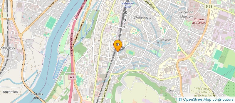 localisation de l'entreprise ENCLOS DES BAUMES  VALENCE