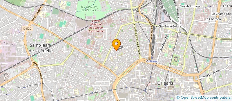 localisation de l'entreprise ENCLUME TOUR  ORLEANS