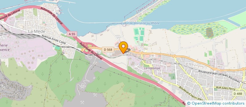 localisation de l'entreprise ENCOR UNE à CHATEAUNEUF-LES-MARTIGUES