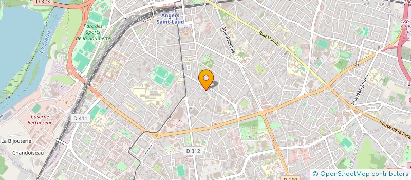 localisation de l'entreprise ENCORDE AU VENT à ANGERS