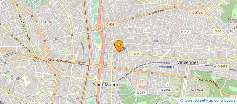 localisation de l'entreprise ENCORE FINANCE ET INDUSTRIE à MONTREUIL