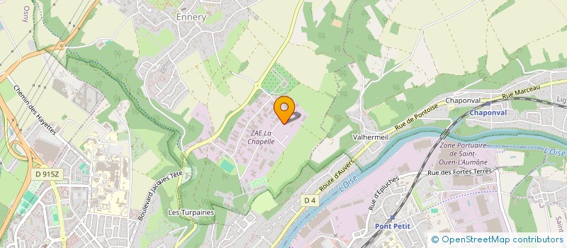 localisation de l'entreprise ENCORE INVEST  ENNERY