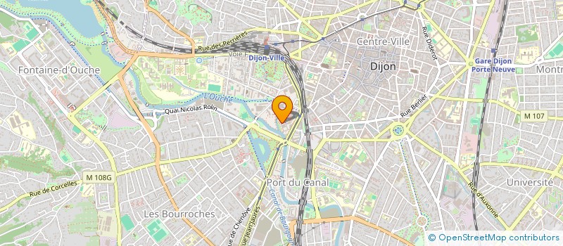 localisation de l'entreprise ENCORE ! LA RESSOURCERIE ART CULTURE EVENEMENT EN BOURGOGNE FRANCHE-COMTE  DIJON