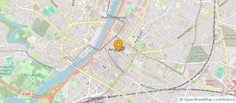 localisation de l'entreprise ENCORE UNE à ANGERS