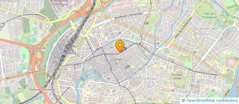 localisation de l'entreprise ENCORE UNE BELLE JOURNEE à STRASBOURG