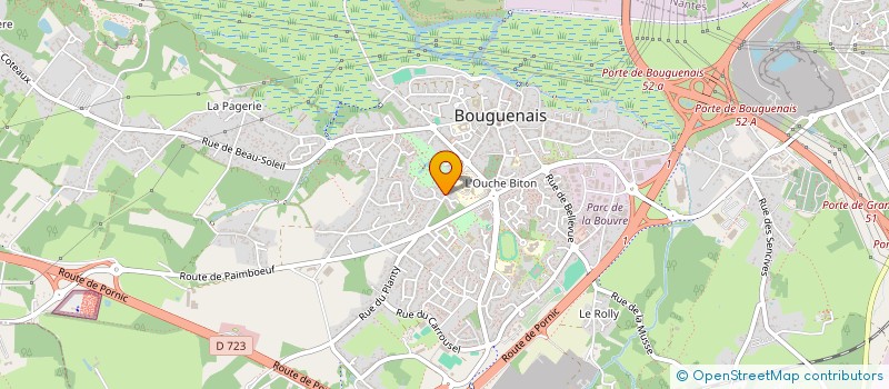 localisation de l'entreprise ENCOURAGEMENT COOPERATION RESPONSABILITE à BOUGUENAIS
