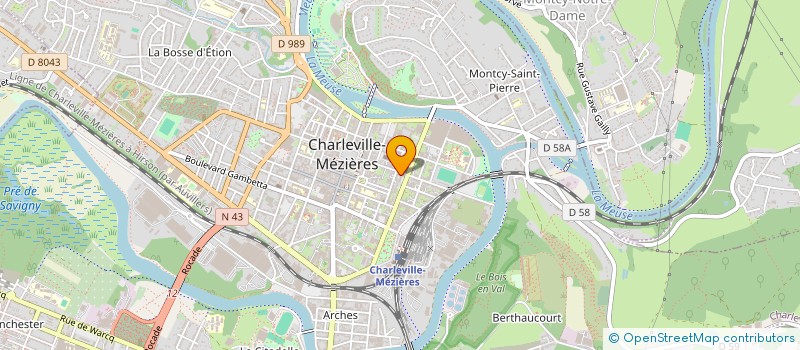 localisation de l'entreprise ENCOURAGEMENT PRODUCT AGRICOLE  CHARLEVILLE-MEZIERES