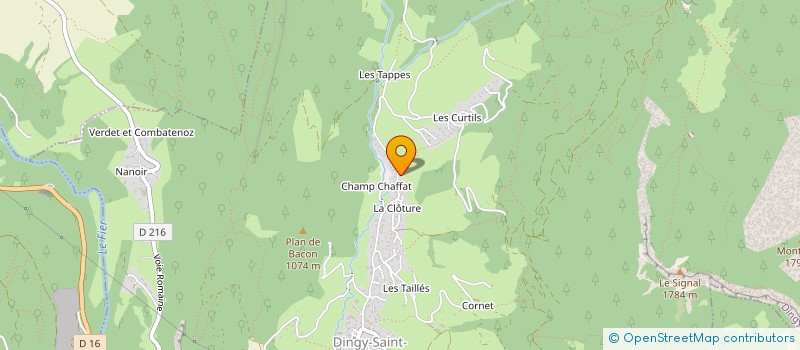 localisation de l'entreprise ENCOURAGER LES ORCHESTRES DE JEUNES EUROPEENS  DINGY-SAINT-CLAIR