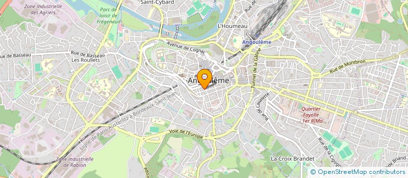 localisation de l'entreprise ENCRAGES à ANGOULEME