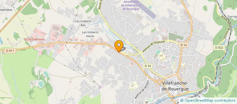 localisation de l'entreprise ENCRE & BUREAU  VILLEFRANCHE-DE-ROUERGUE