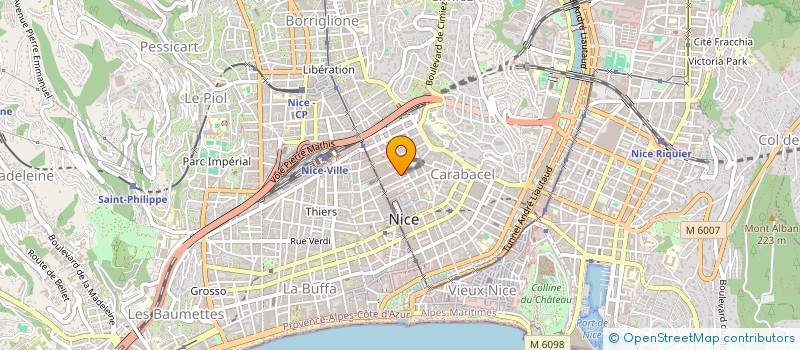 localisation de l'entreprise ENCRE & COTON à NICE