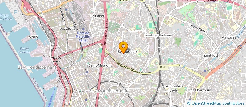 localisation de l'entreprise ENCRE DE LUMIERE PRODUCTION à MARSEILLE