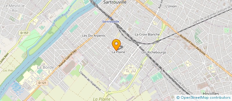 localisation de l'entreprise ENCRE INFO SERVICES à SARTROUVILLE