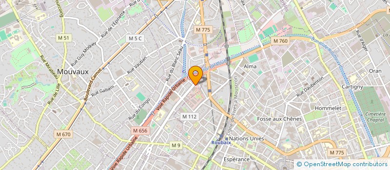 localisation de l'entreprise ENCRE NOMADE  TOURCOING