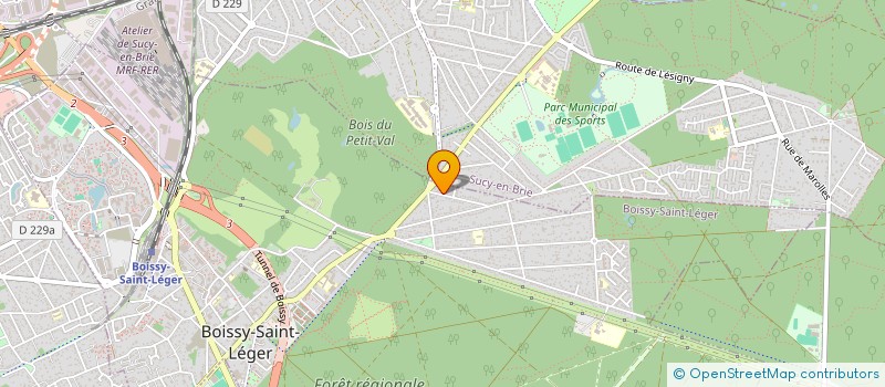 localisation de l'entreprise ENCRELIGNES à BOISSY-SAINT-LEGER
