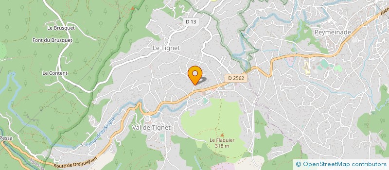 localisation de l'entreprise ENCRES DE SIAGNE à LE TIGNET