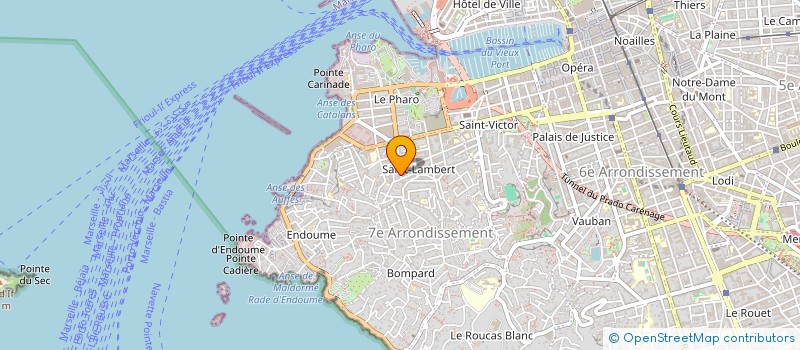 localisation de l'entreprise ENCRES DU SUD à MARSEILLE