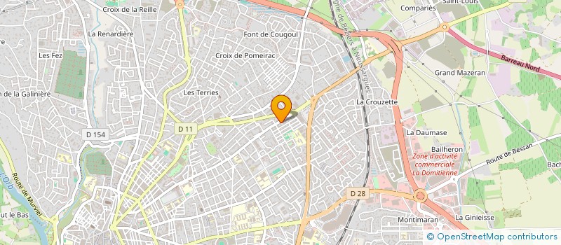 localisation de l'entreprise ENCRES ET PIGMENTS à BEZIERS