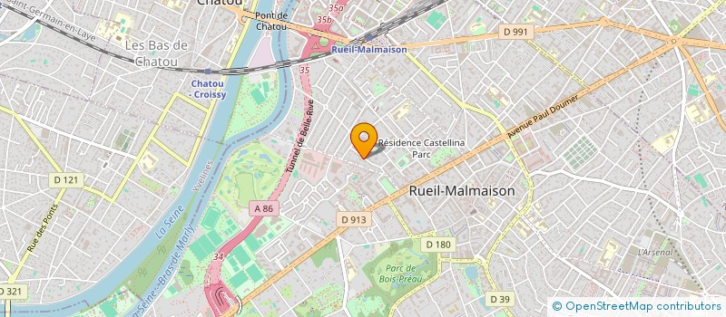 localisation de l'entreprise ENCRES VAGABONDES à RUEIL-MALMAISON