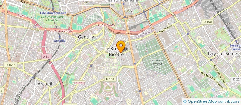 localisation de l'entreprise ENCYCLIA à LE KREMLIN-BICETRE