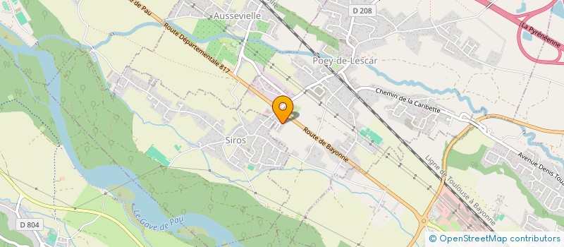 localisation de l'entreprise ENCYCLIES  POEY-DE-LESCAR