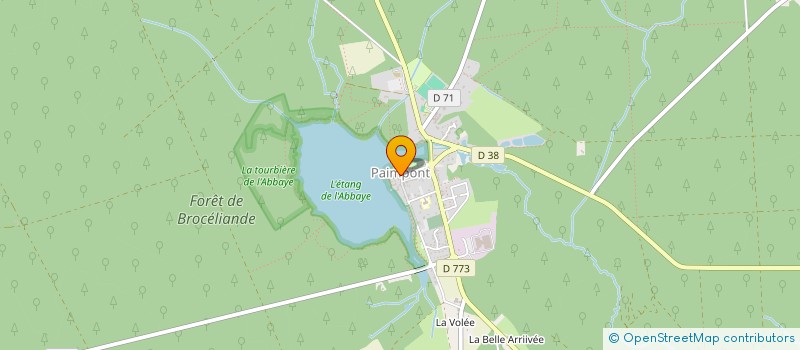 localisation de l'entreprise ENCYCLOPEDIE DE BROCELIANDE  PAIMPONT