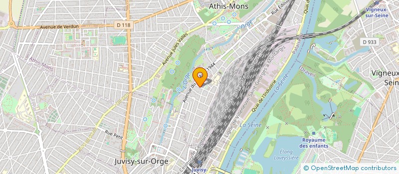 localisation de l'entreprise END7  ATHIS-MONS