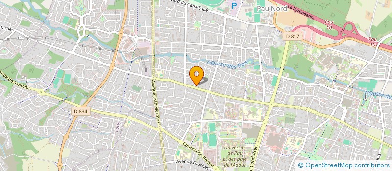 localisation de l'entreprise ENDABAN à PAU