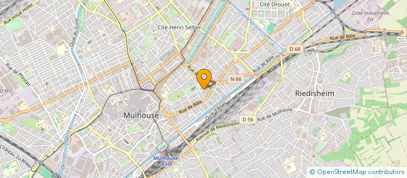 localisation de l'entreprise ENDAV  MULHOUSE