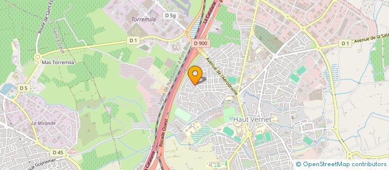 localisation de l'entreprise ENDAVANT VERNET à PERPIGNAN