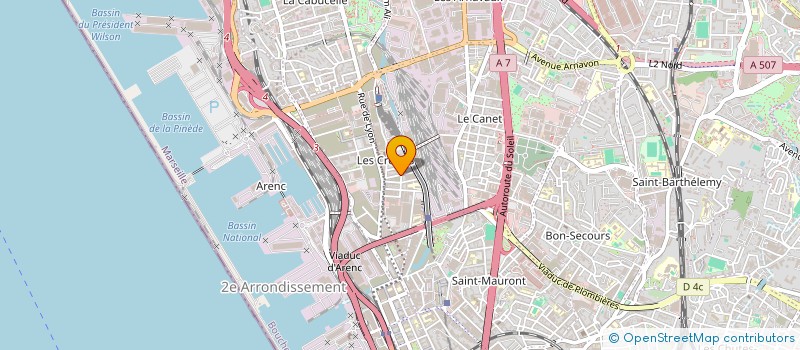 localisation de l'entreprise ENDDECO à MARSEILLE