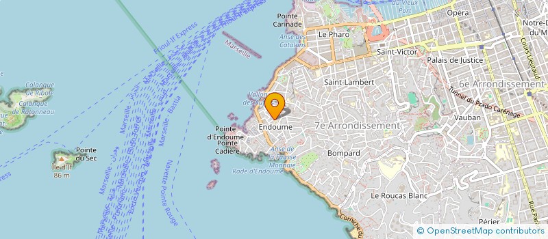 localisation de l'entreprise ENDEAVOUR à MARSEILLE