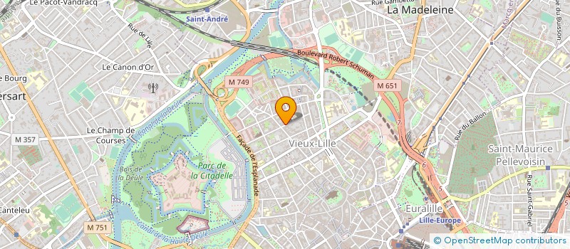 localisation de l'entreprise ENDEAVOUR GAMES PRODUCTION à LILLE