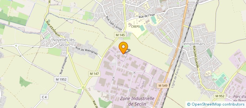 localisation de l'entreprise ENDEL TECHNOLOGIES  NOYELLES-LES-SECLIN