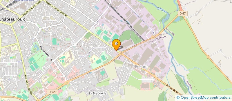 localisation de l'entreprise ENDEMA CONSTRUCTION à CHATEAUROUX
