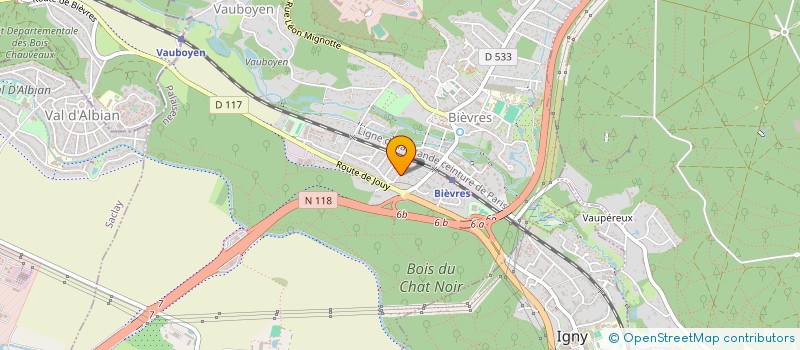 localisation de l'entreprise ENDEMEL à BIEVRES