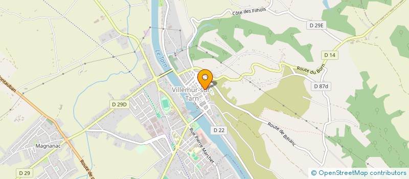 localisation de l'entreprise ENDEMICO  VILLEMUR-SUR-TARN