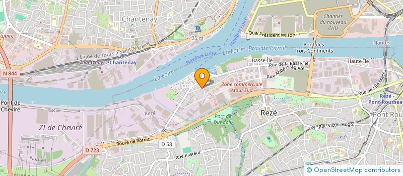 localisation de l'entreprise ENDENE à REZE