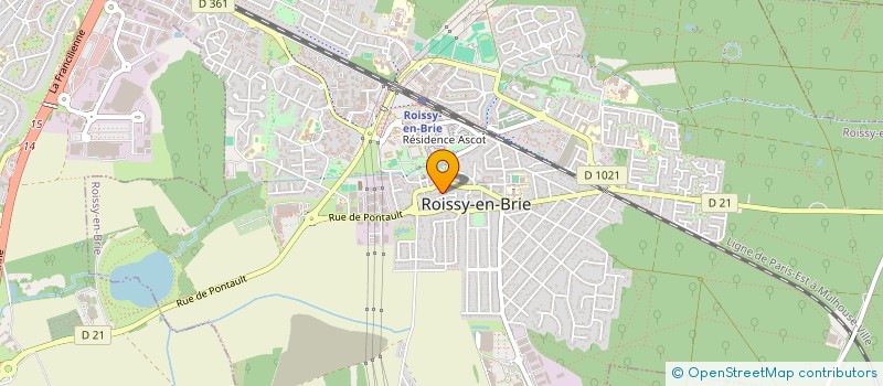 localisation de l'entreprise ENDER EX à ROISSY-EN-BRIE