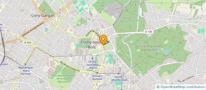 localisation de l'entreprise ENDER MARKET à CLICHY-SOUS-BOIS