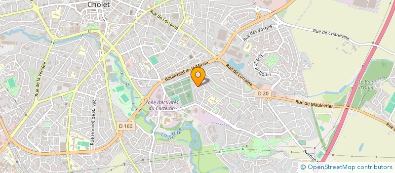 localisation de l'entreprise ENDEX MEDICAL à CHOLET