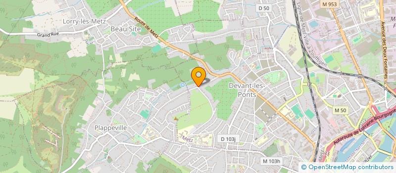 localisation de l'entreprise ENDEXEL  METZ