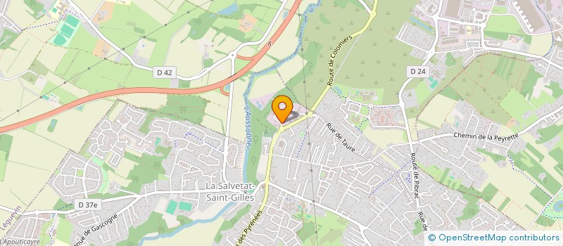 localisation de l'entreprise ENDG  LA SALVETAT-SAINT-GILLES