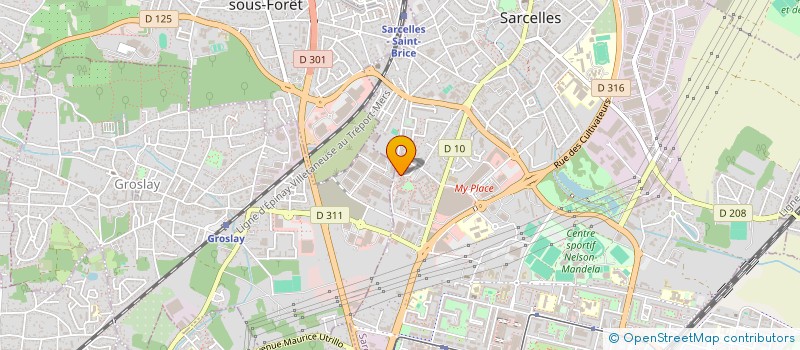 localisation de l'entreprise ENDGAME MUSIC à SARCELLES