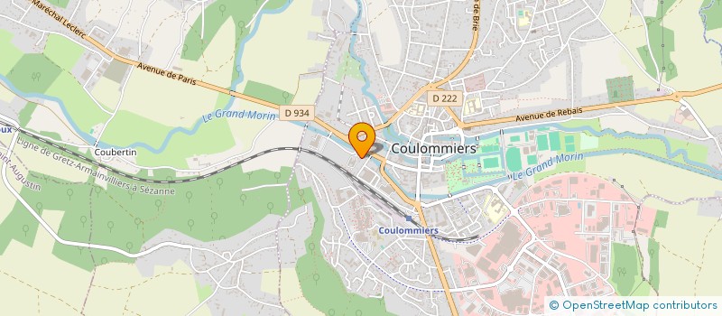 localisation de l'entreprise ENDI  COULOMMIERS