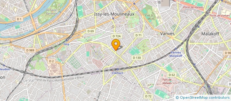 localisation de l'entreprise ENDIAB à ISSY-LES-MOULINEAUX