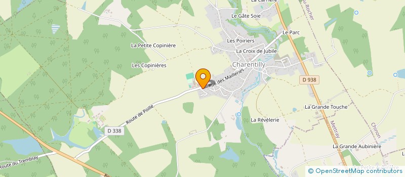 localisation de l'entreprise ENDIMO à CHANCEAUX-SUR-CHOISILLE