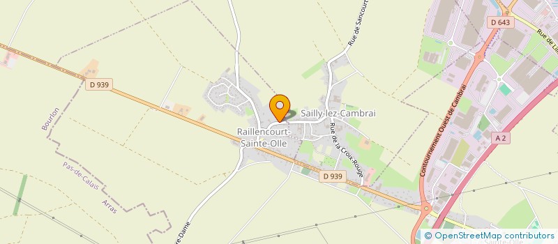 localisation de l'entreprise ENDINOR SOC à RAILLENCOURT-SAINTE-OLLE