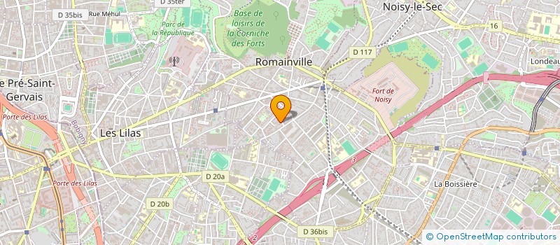 localisation de l'entreprise ENDION IT à ROMAINVILLE