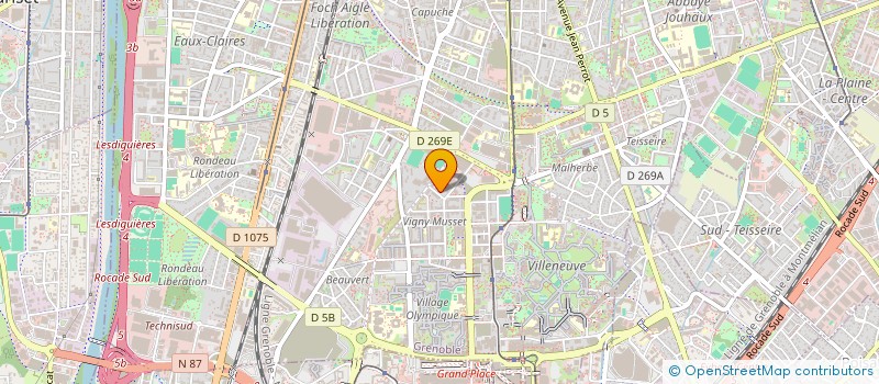 localisation de l'entreprise ENDISA PROJETS  TULLINS